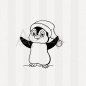 Preview: Motivstempel - Pinguin Piepsi (kl)
