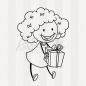 Preview: Motivstempel - Julchen