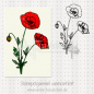 Preview: Motivstempel - Klatschmohn 02