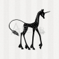 Preview: Motivstempel - Unicorn 02a