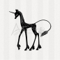 Preview: Motivstempel - Unicorn 02