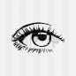 Preview: Motivstempel - Auge 01
