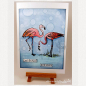 Preview: Motivstempel - Flamingo 02