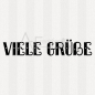 Preview: Textstempel - Viele Grüße