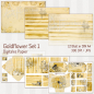 Preview: Goldflower Set 1 | Hintergrundpapiere & Ephemera