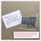 Preview: Monatsstempel in Verbindung mit Dauerkalender Zahlen