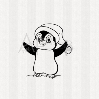 Motivstempel - Pinguin Piepsi (kl)