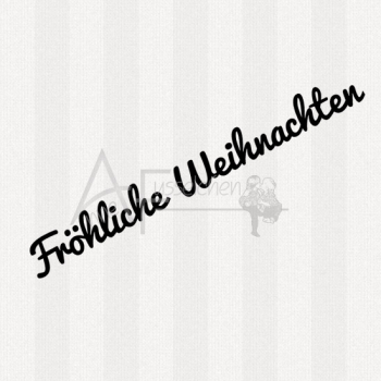 Textstempel - Fröhliche Weihnachten 03