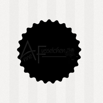 Motivstempel - Wellenrand Kreis