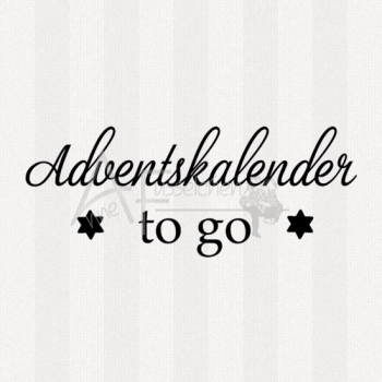 Textstempel - Adventskalender 02