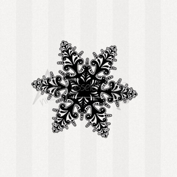 Motivstempel - Schneeflocke 02 (kl)