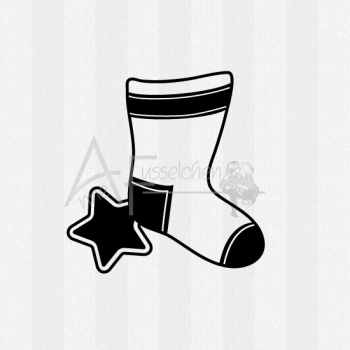 Motivstempel - Weihnachtsstrumpf