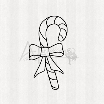 Motivstempel - Zuckerstange