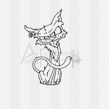 Motivstempel - Kater Schlitzohr