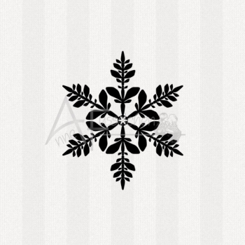 Motivstempel - Schneeflocke (gr)