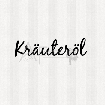 Textstempel - Kräuteröl