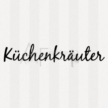 Textstempel - Küchenkräuter