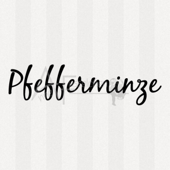 Textstempel - Pfefferminze
