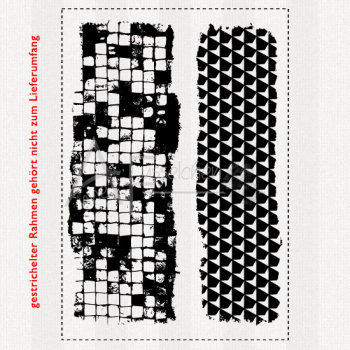 Stempelset - Gitter & Geometrisch