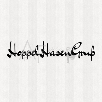 Textstempel - HoppelHasenGruß 01