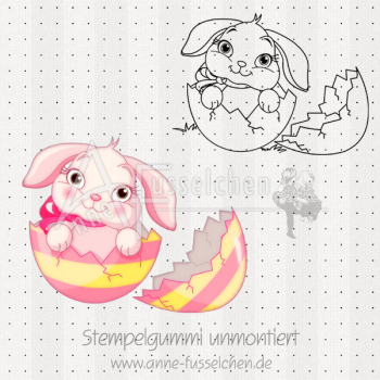 Motivstempel - Molly im Ei