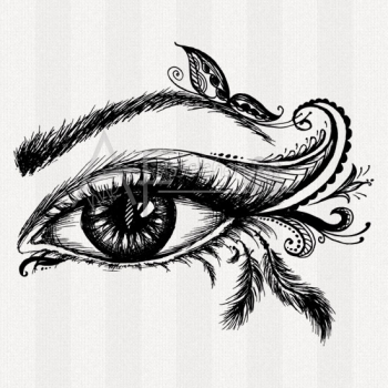 Motivstempel - Auge 05