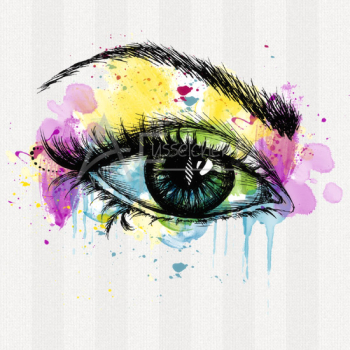Motivstempel - Auge 04