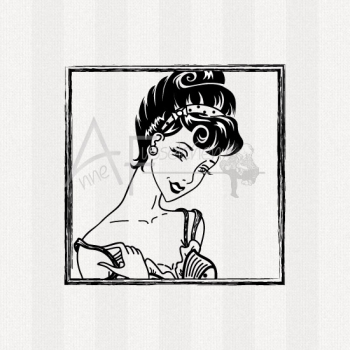 Motivstempel - Pinup 09