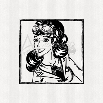 Motivstempel - Pinup 10