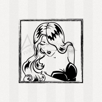 Motivstempel - Pinup 11