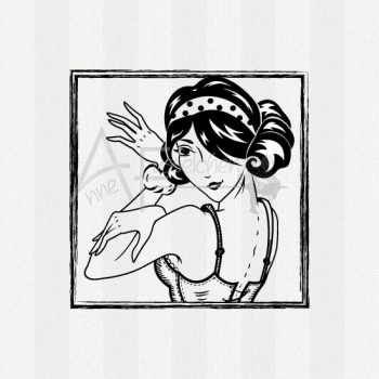 Motivstempel - Pinup 12