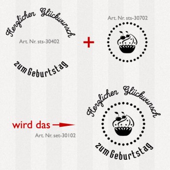 Set - ... zum Geburtstag 01 | ø 5,0 cm