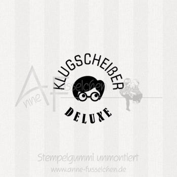 Ministempel - Klugscheißer ... | ø 3,0 cm