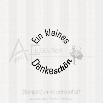 Ministempel - Dankeschön | ø 3,0 cm