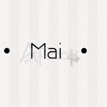 Textstempel - Mai