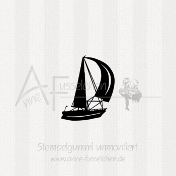 Ministempel - Segelboot | ø 3,0 cm