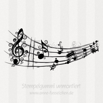 Motivstempel - Musiknoten 01 (gr)