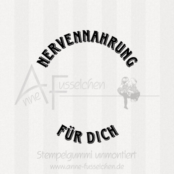 Maxistempel - ... Nervennahrung 02 | ø 5,0 cm