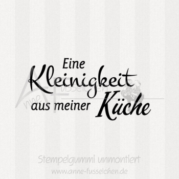 Textstempel - Eine Kleinigkeit aus ...