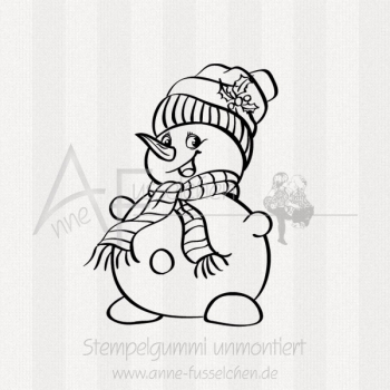 Motivstempel - Schneemann Bolle