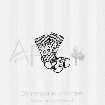 Ministempel - Socken 01 | ø 3,0 cm