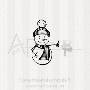 Motivstempel - Kl. Schneemann Björn