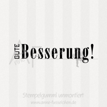 Textstempel - Gute Besserung 01