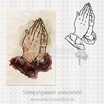 Motivstempel - Betenden Hände 01 (gr)