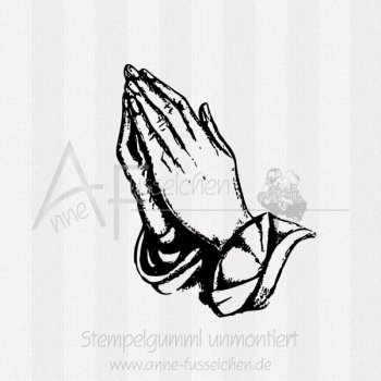 Motivstempel - Betende Hände 01 (gr)