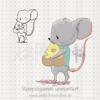 Motivstempel - Manni Maus (kl)