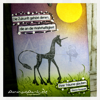 Motivstempel - Unicorn 02a