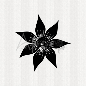 Motivstempel - Blume