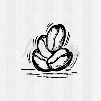 Motivstempel - Kaffeebohnen 01