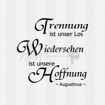 Textstempel - Trennung